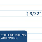 Roaring Spring Ink What You Think 1-Subject Notebook, 9" x 11", College-Ruled, 70 Sheets, Kraft, 24/Carton (10000CS)