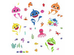 RoomMates Baby Shark Children's Wall Decal Set, Cartoons (RMK4303SCS)