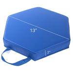 Bintiva Color Coded Vinyl Floor Cushions, Hexagon, Set of 6 (BNVSCVHEXX6)
