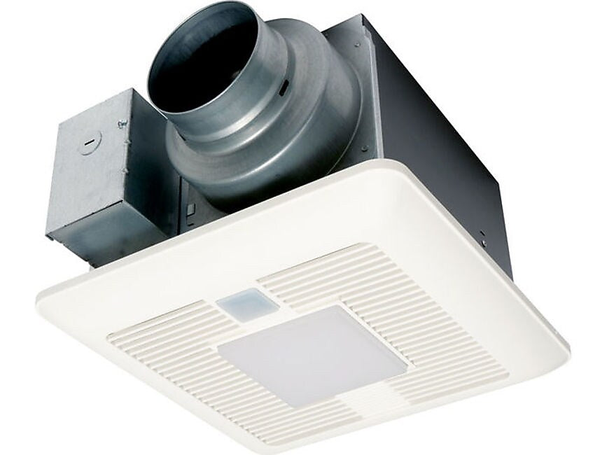 Panasonic WhisperSense 3.1" - 4" Traditional Bathroom Fan, White (FV-0511VQCL1)