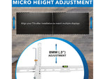 Mount-It! Ultraslim Heavy-Duty TV Wall Mount, 165 lbs. Max. (MI-307)