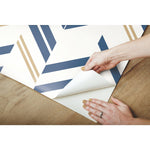 York Wallcoverings Chevron Stripe Peel and Stick Wallpaper (RMK9002WP)