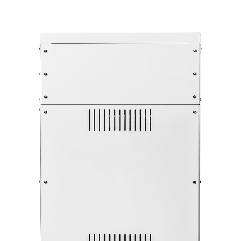 Luxor Kwik IQ Pro Lockable 20-Unit Electronics Storage Cabinet, White Steel (KBSL108)