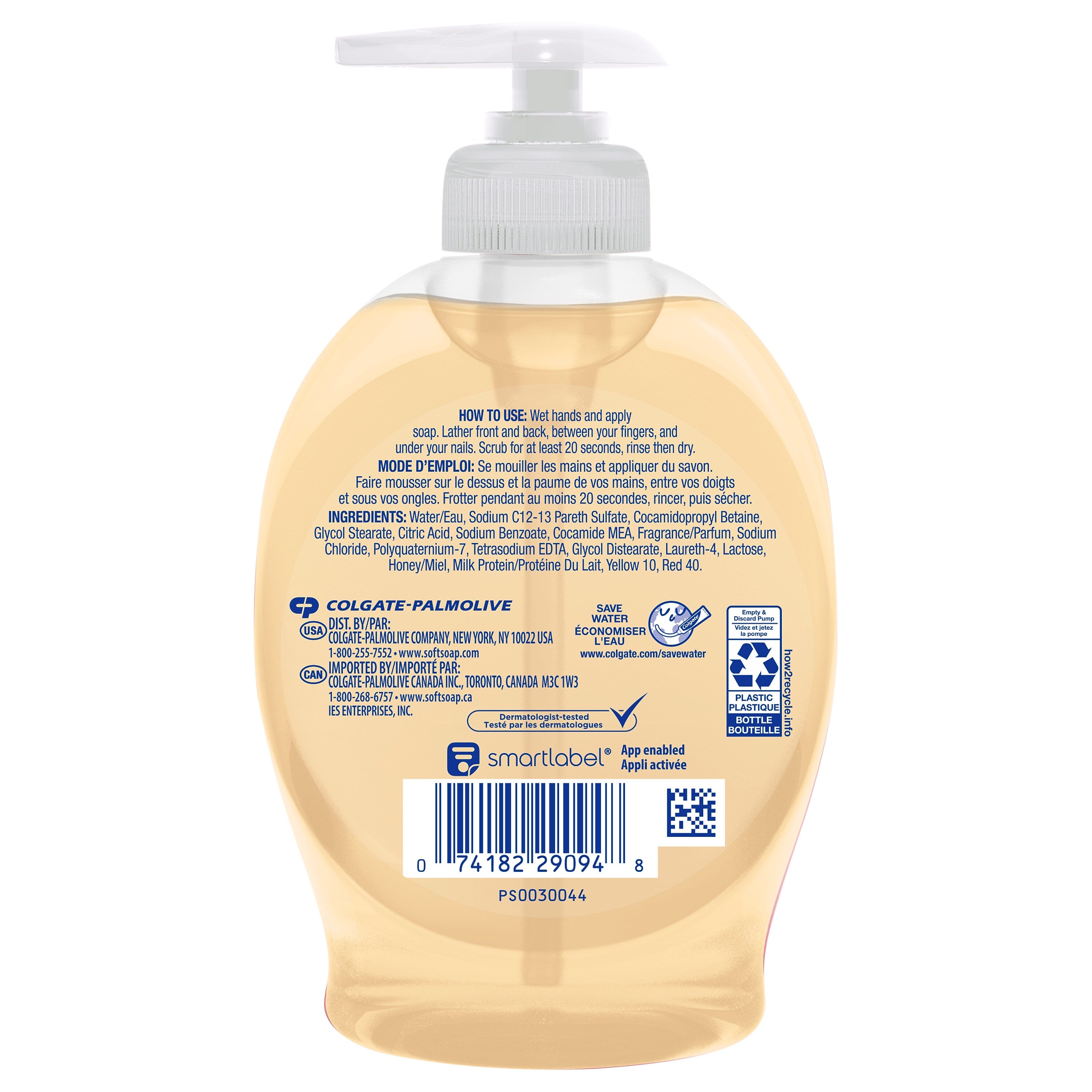 Softsoap Liquid Hand Soap, Milk & Golden Honey Scent, 6/Carton (US04965ACT)