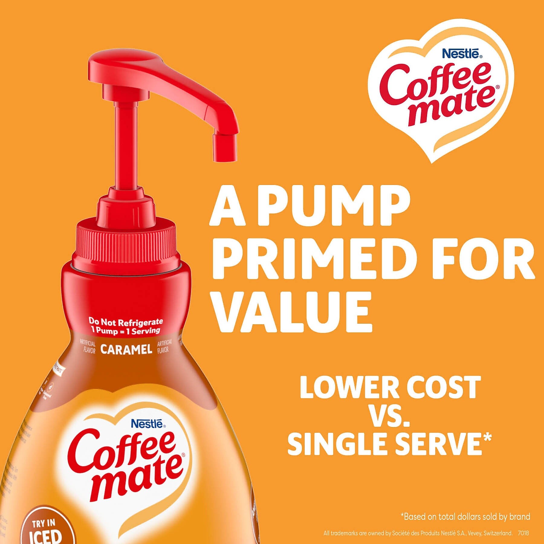 Coffee mate Caramel Liquid Creamer, 50.7 oz. (12536266)