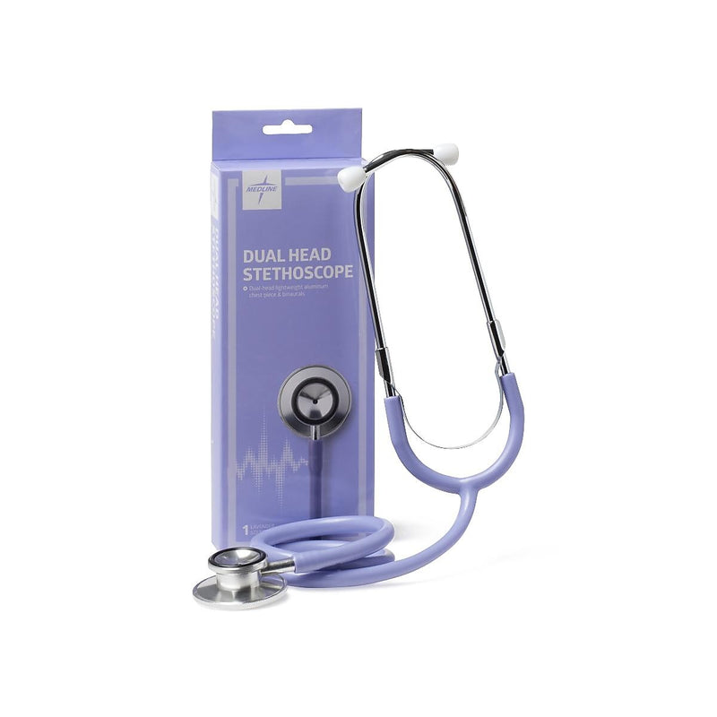 Medline Dual Head Stethoscope, Lavender (MDS926205)