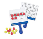 Learning Resources Ten-Frame Answer Boards, Set of 4 (LER6645)