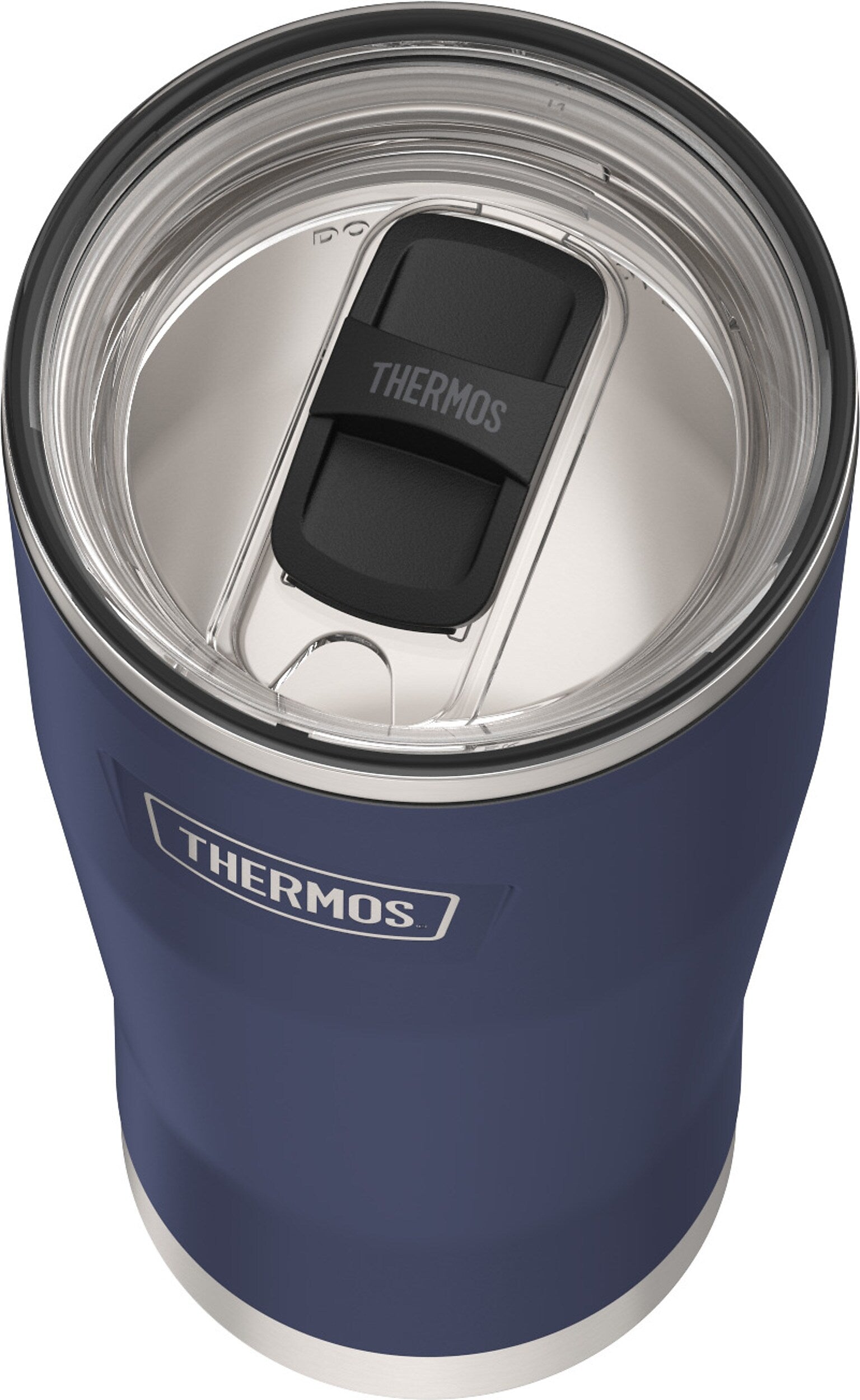 Thermos Icon Stainless Steel Vacuum Insulated Tumbler with Slide Lock Lid, 24 oz., Mystic Navy (EAIS1124MN4)
