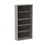 Alera Valencia Series Bookcase, Four-Shelf, 31.75" x 14" x 64.75", Gray