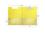 Davis Group Premium Polypropylene Clipboard, Letter Size, Yellow, 10/Pack (4511-05-10)