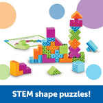 Learning Resources STEM Explorers Brainometry Brain-Teasing Puzzle Set, Multicolor (LER9306)