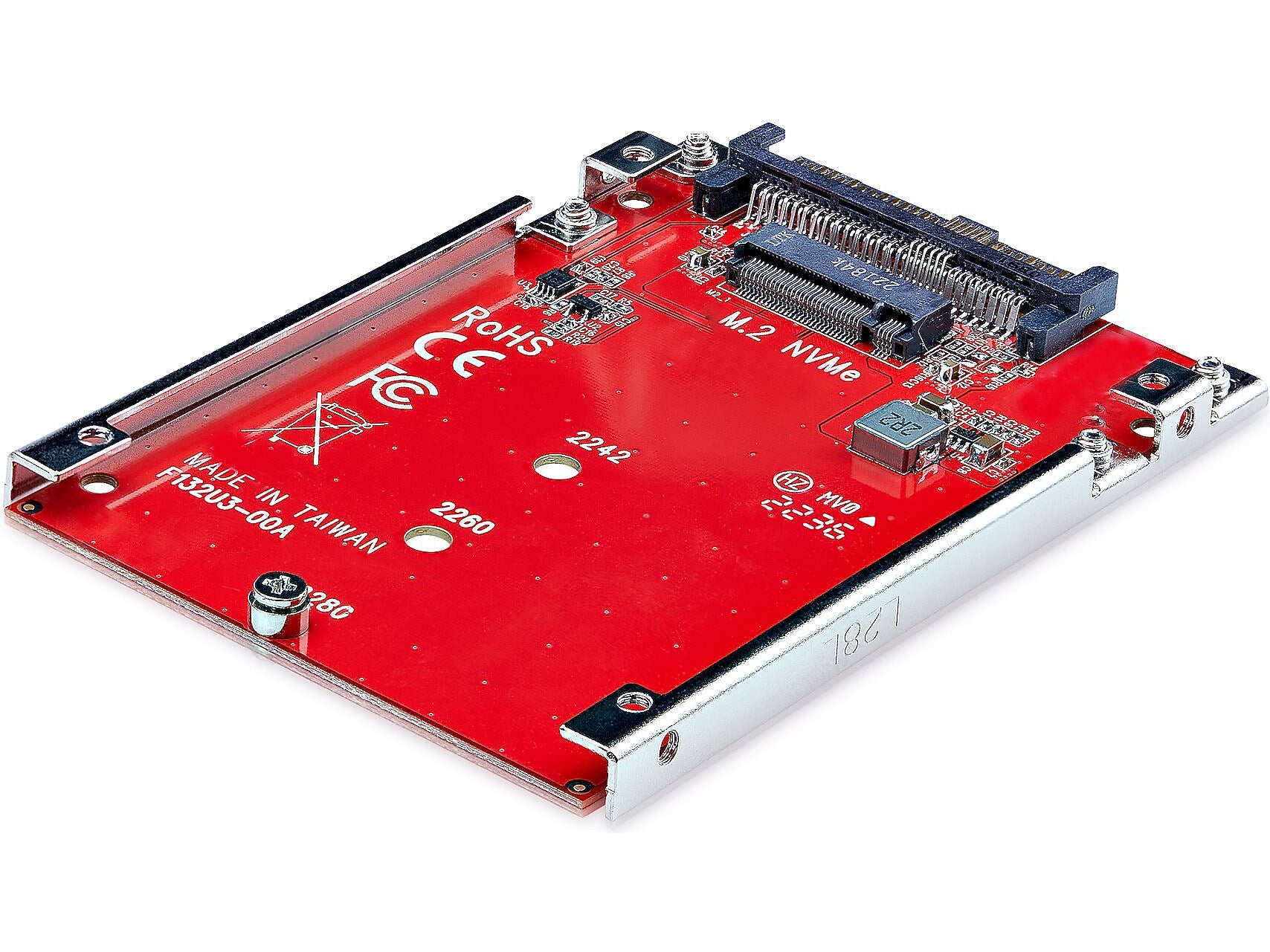StarTech M.2 to U.3 Adapter for M.2 NVMe/PCIe Internal SSD (1M25-U3-M2-ADAPTER)