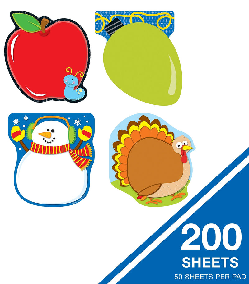 Carson-Dellosa Holidays Notepad Set, Multicolored (145397)