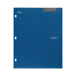 Five Star® Two-Pocket Stay-Put Plastic Folder, 11 x 8.5, Assorted, 4/Pack