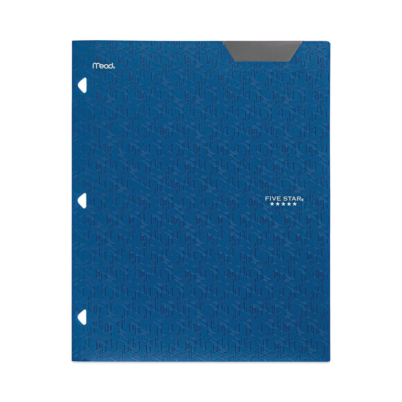 Five Star® Two-Pocket Stay-Put Plastic Folder, 11 x 8.5, Assorted, 4/Pack