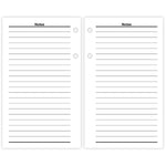 2026 AT-A-GLANCE Financial 6" x 3.5" Personal Organizer Refill Pages, White/Black (S170-50-26)