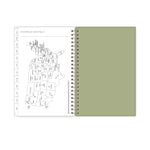 2026 Blue Sky Kelly Ventura Gardens 5" x 8" Calendar Year Weekly & Monthly Planner, Plastic Cover, Multicolored (153065)