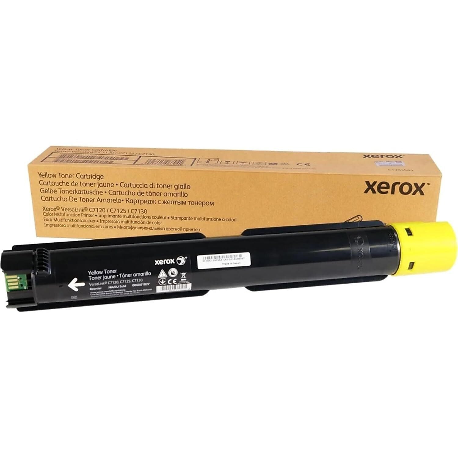 Xerox 006R01827 Yellow Extra High Capacity Toner Cartridge, Page Yield Per Cartridge Up to 18,500 Pages
