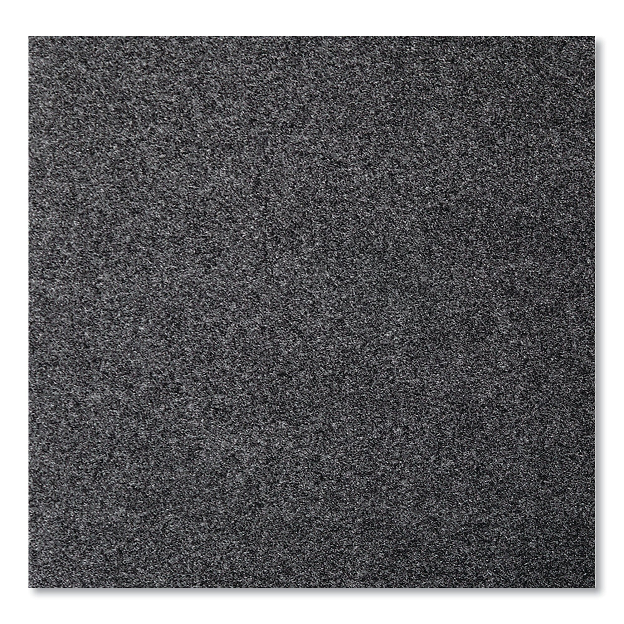 Crown EcoStep Wiper Mat, Rectangular, 36 x 48, Charcoal