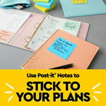 Post-it Notes, 3" x 3", Floral Fantasy Collection, 100 Sheet/Pad, 14 Pads/Pack (65414AU)
