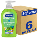 Softsoap Antibacterial Liquid Hand Soap, Sparkling Pear Scent, 6/Carton (US07326ACT)