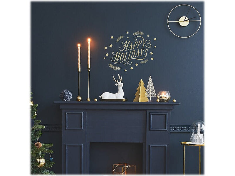 RoomMates Happy Holidays Contemporary Wall Decal Set, Holiday (RMK5180SCS)