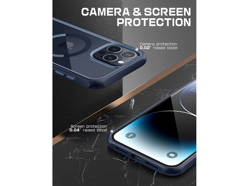 SupCase Unicorn Beetle MAG MagSafe Phone Case for iPhone 15 Pro Max, Blue (SUP-iPhone2023Max-6.7-UBMag-Navy)