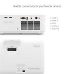 ViewSonic 5000 Lumens WXGA Laser Projector with 1.3x Optical Zoom, White/Black (LS740W)