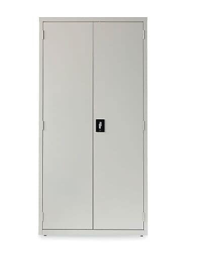 OIF 72"H Steel Storage Cabinet with 5 Shelves, Light Gray (CM7218LG)
