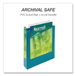 Samsill Earth's Choice 1 1/2" 3-Ring View Binders, Teal, 2/Pack (SAMMP286577)