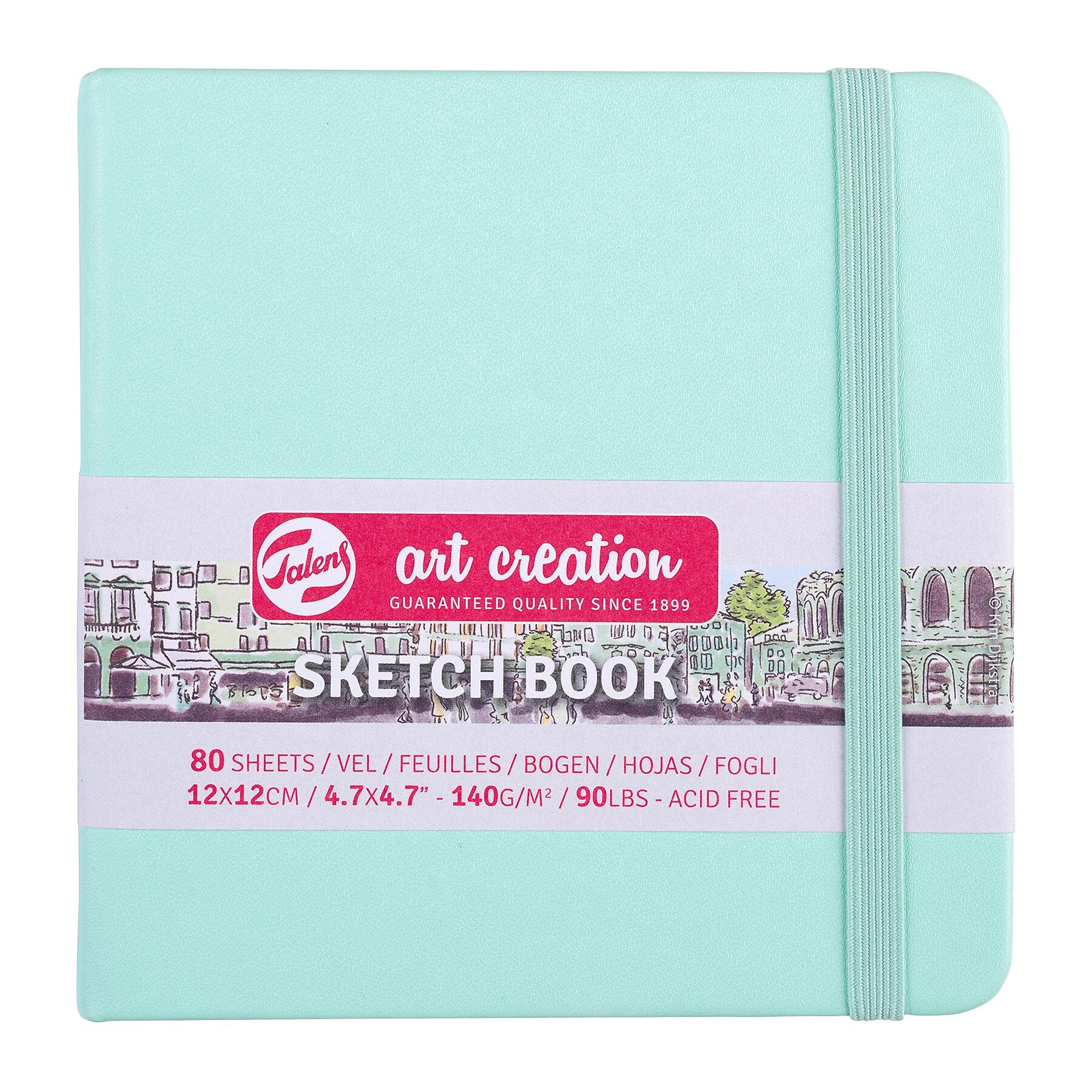 Talens Art Creation 4.7" x 4.7" Sketch Book, 80 Sheets/Book, 5/Bundle (TLN9314034M-5)