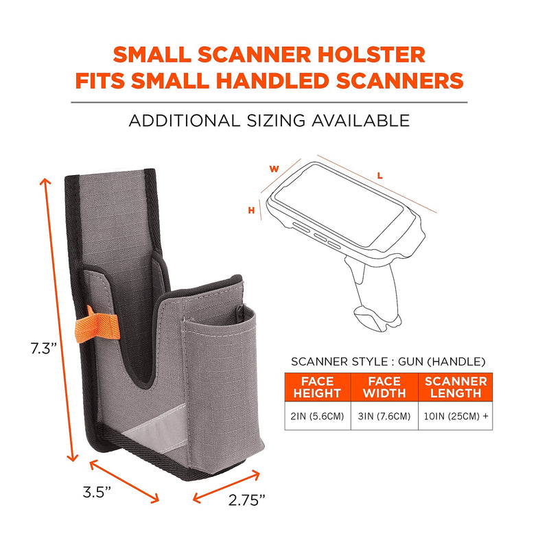 Squids 5540 Barcode Scanner Holster with Belt Loop for Gun Grip Mobile Computers (19180)