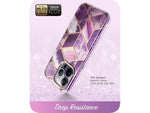 i-Blason Cosmo Marble Purple Case for iPhone 14 Pro Max (iPhone2022Pro-6.7-Cosmo-SP-Ameth)