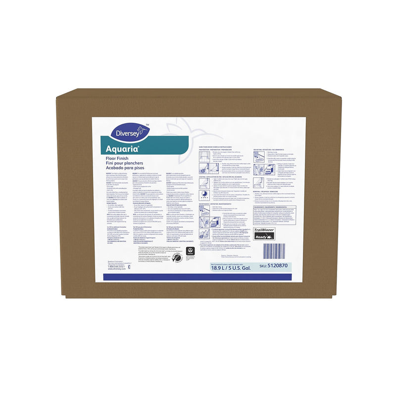 Diversey Aquaria Floor Care Floor Finish, 5 Gallon (5120870)