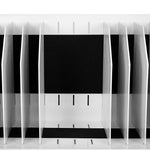 Luxor 16-Unit USB-C Open Charging Cart, White Powder-Coated Steel (CHMC005)