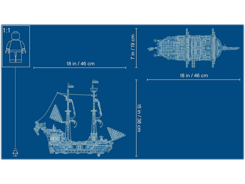 LEGO Creator Pirate Ship Building Set (31109)
