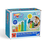hand2mind Numberblocks One to Five Wooden Blocks (96931)