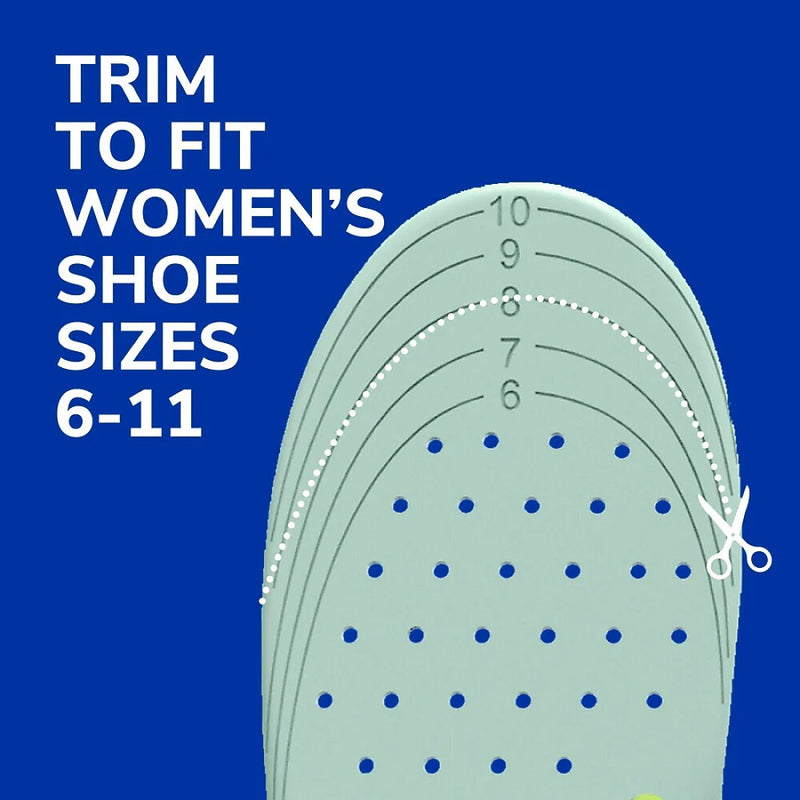 Dr. Scholl's Pain Relief Extra Support Orthotic Insoles, Women Sizes 6-11, 2/Pair (DSC59013)