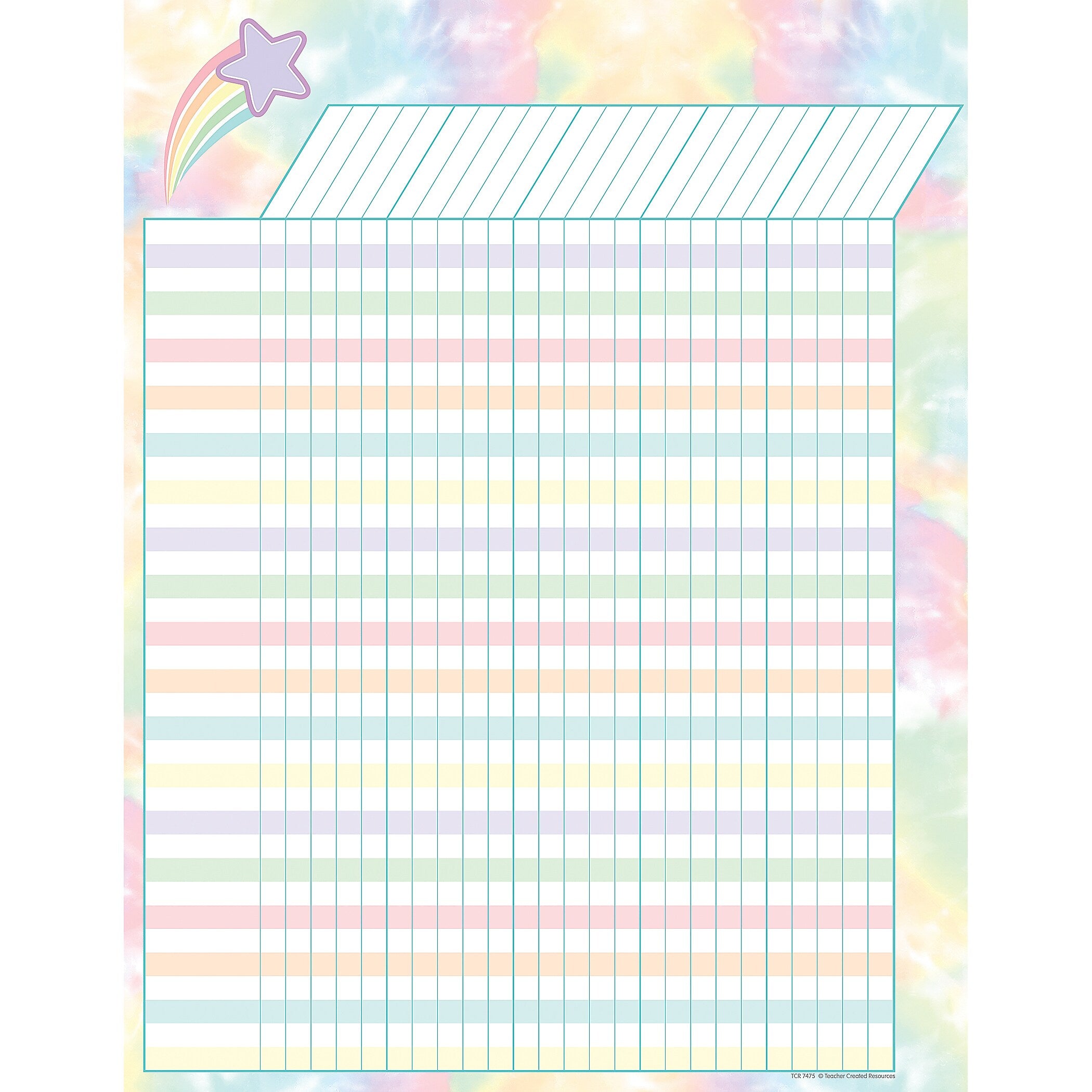 Teacher Created Resources Pastel Pop Incentive Chart, 6/Bundle (TCR7475-6)