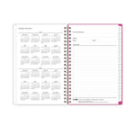 2025-2026 Blue Sky Sincerely Jules Helenora 5" x 8" Academic Weekly & Monthly Planner, Plastic Cover, Multicolored (155329)