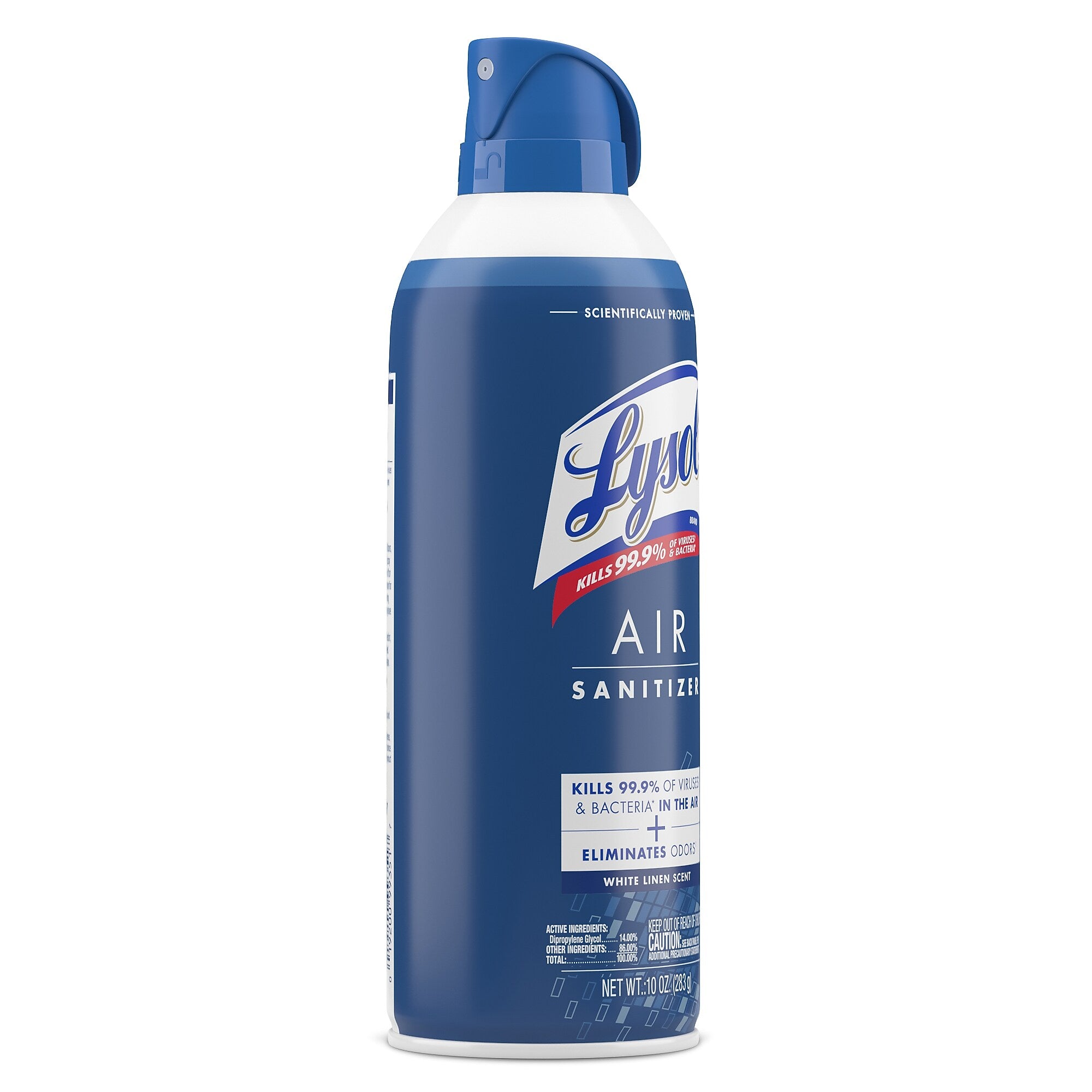 Lysol Air Sanitizer Aerosol, White Linen Scent, 10 oz. (RAC99351EA)