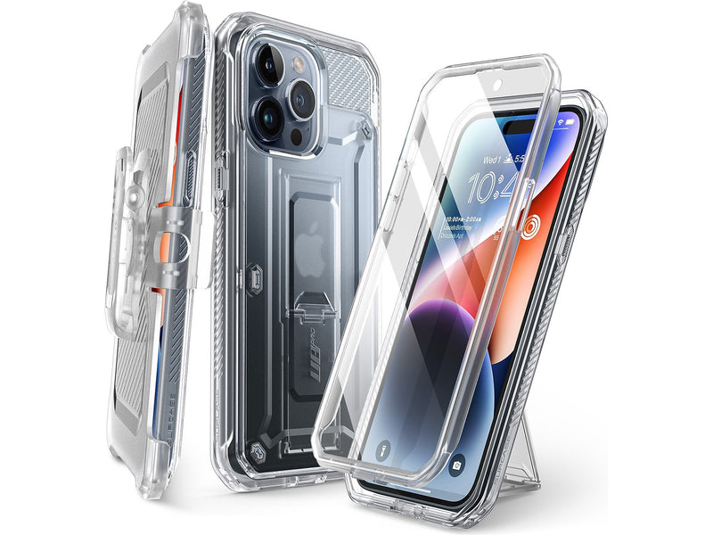 SUPCASE Unicorn Beetle PRO Rugged Case for iPhone 15 Pro Max, Shock-Absorbing, Clear (SUP-iPhone2023Max-6.7-UBPro-SP-Clear)