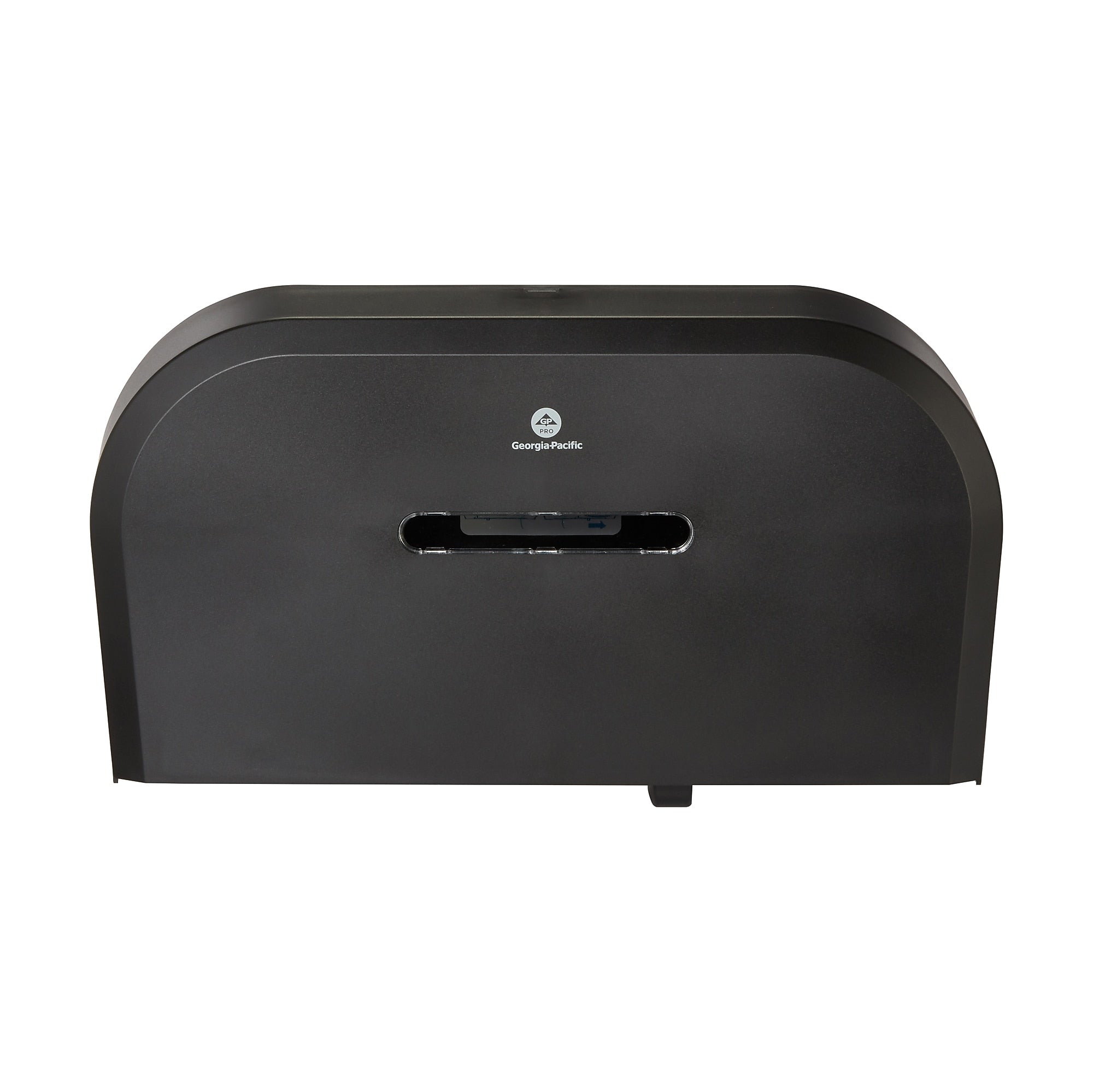 Georgia-Pacific Jumbo Jr. Dual-Roll Toilet Paper Dispenser, Black (59210)