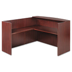 Alera® Valencia Reversible Reception Return, 44w x 23-5/8d x 41-1/2h, Mahogany