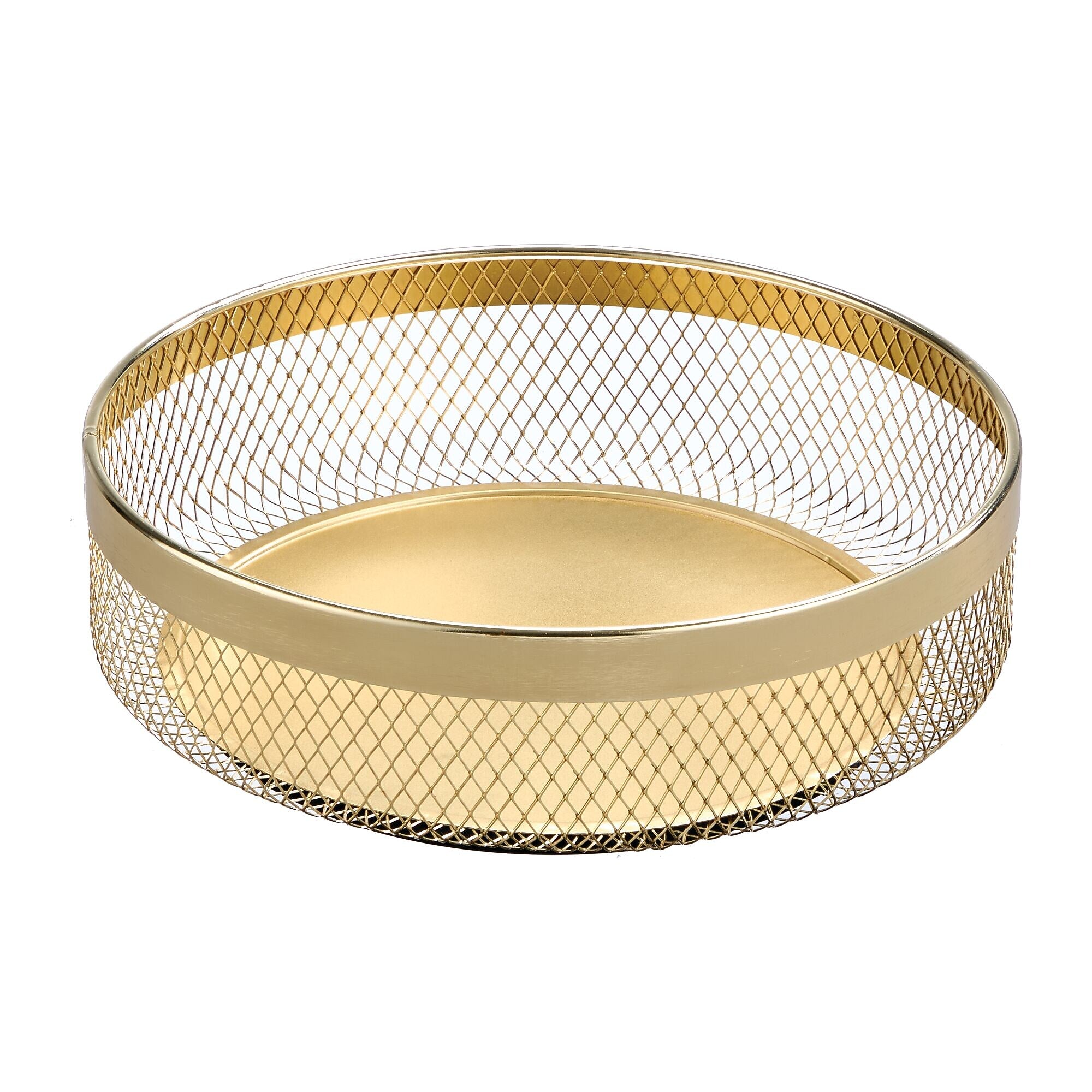 mDesign Steel Organizer, Soft Brass (25962)