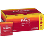 Folgers Classic Roast Ground Coffee Fraction Pack, Medium Roast, 0.9 oz., 36/Carton (SMU06125)