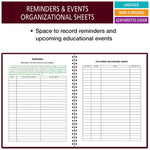 ELAN Undated Record Book, 8.5" x 11", 50/Pack (R1035-CP)