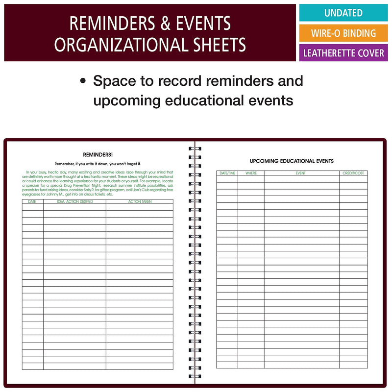 ELAN Undated Record Book, 8.5" x 11", 50/Pack (R1035-CP)