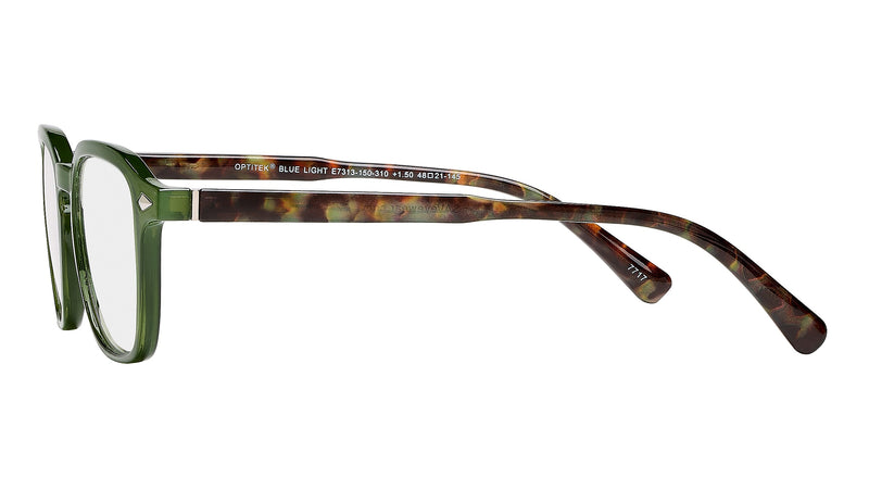 SAV Optitek Blue Light +2.00 Reading Glasses, Dark Olive (E7313)