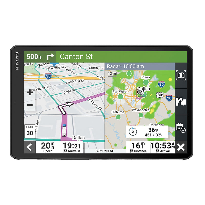 Garmin RV 1095 10" RV GPS Navigator with Bluetooth and Wi-Fi, Black (010-02749-00)